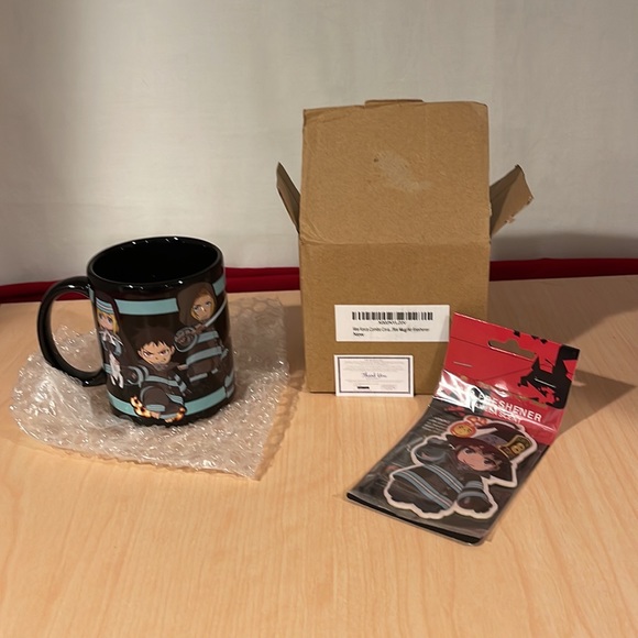 Fire Force Ceramic Coffee Mug/Vanilla Air Fresher. - Picture 4 of 8